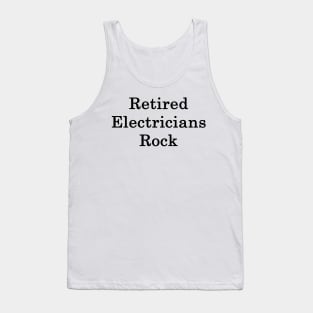 Retired Electricians Rock Tank Top